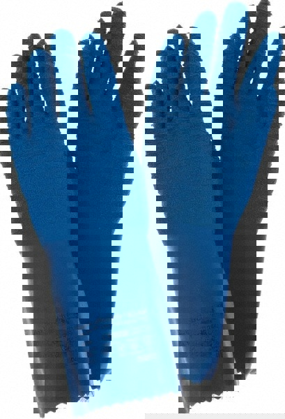 Series 62-401 Chemical Resistant Gloves: 53.00 Thick, Latex, Supported, General Purpose Chemical-Resistant